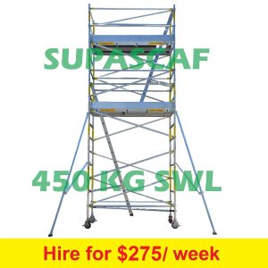 5.4m 2level Aluminium Mobile Scaffold EASYSCAF | Mr Scaffold