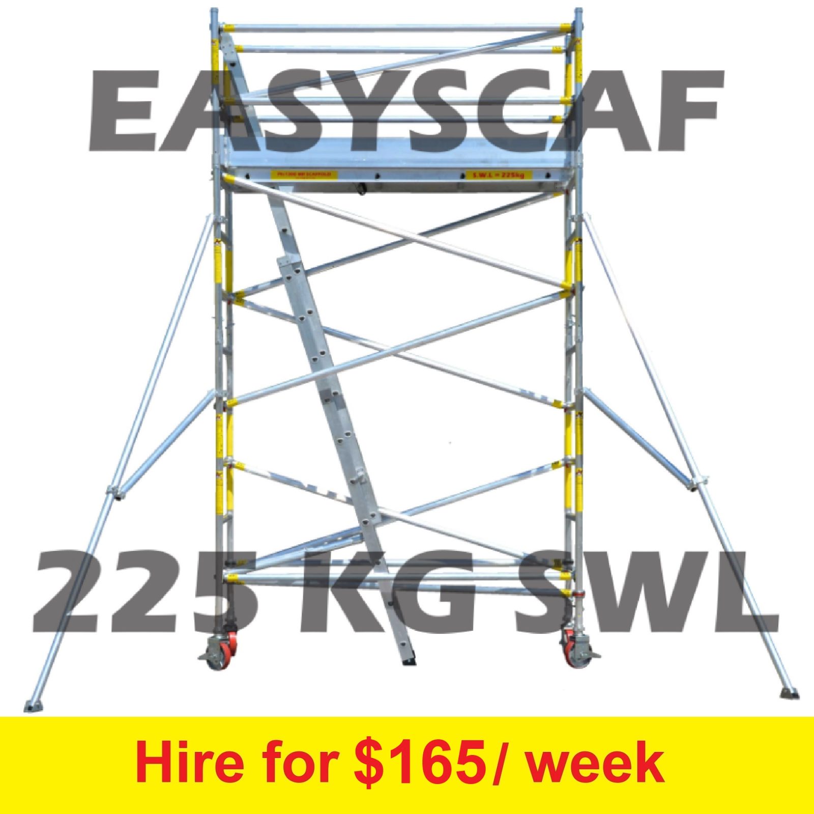 EASYSCAF 3.4 M Aluminium Mobile Scaffold | Mr Scaffold