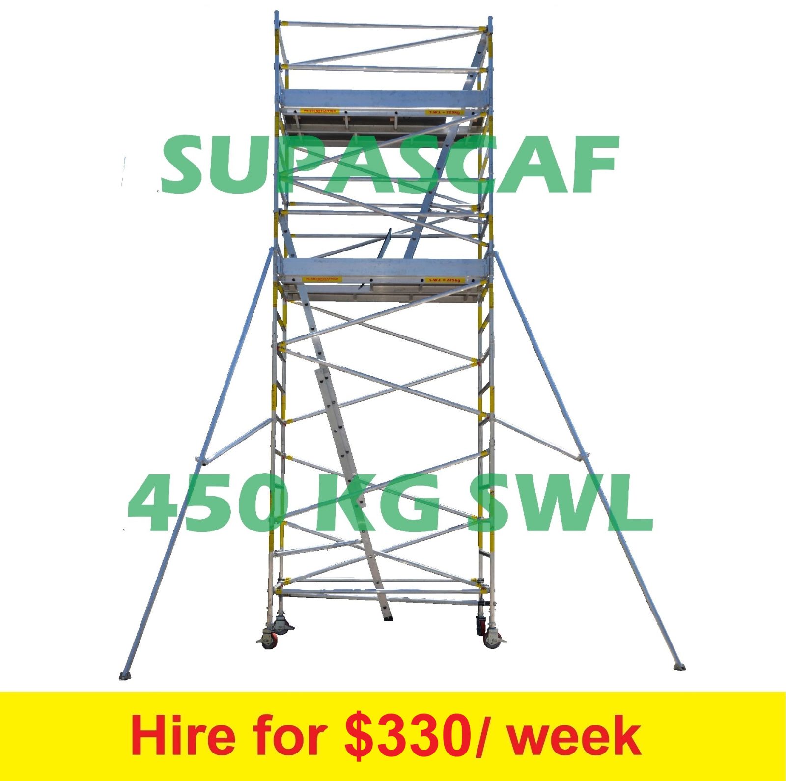 Scaffolding - Mobile Tower 6 metre - Aluminium | Mr Scaffold