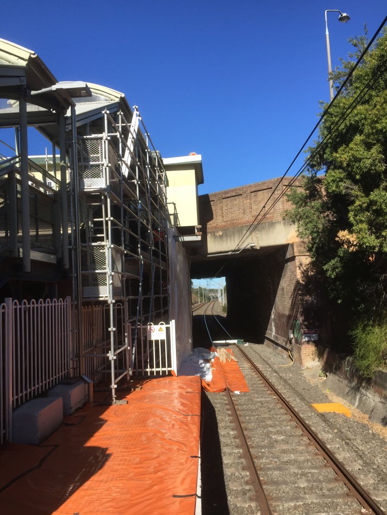 Scaffolding Sydney West Railway Station | Mr Scaffold 1300 677 223